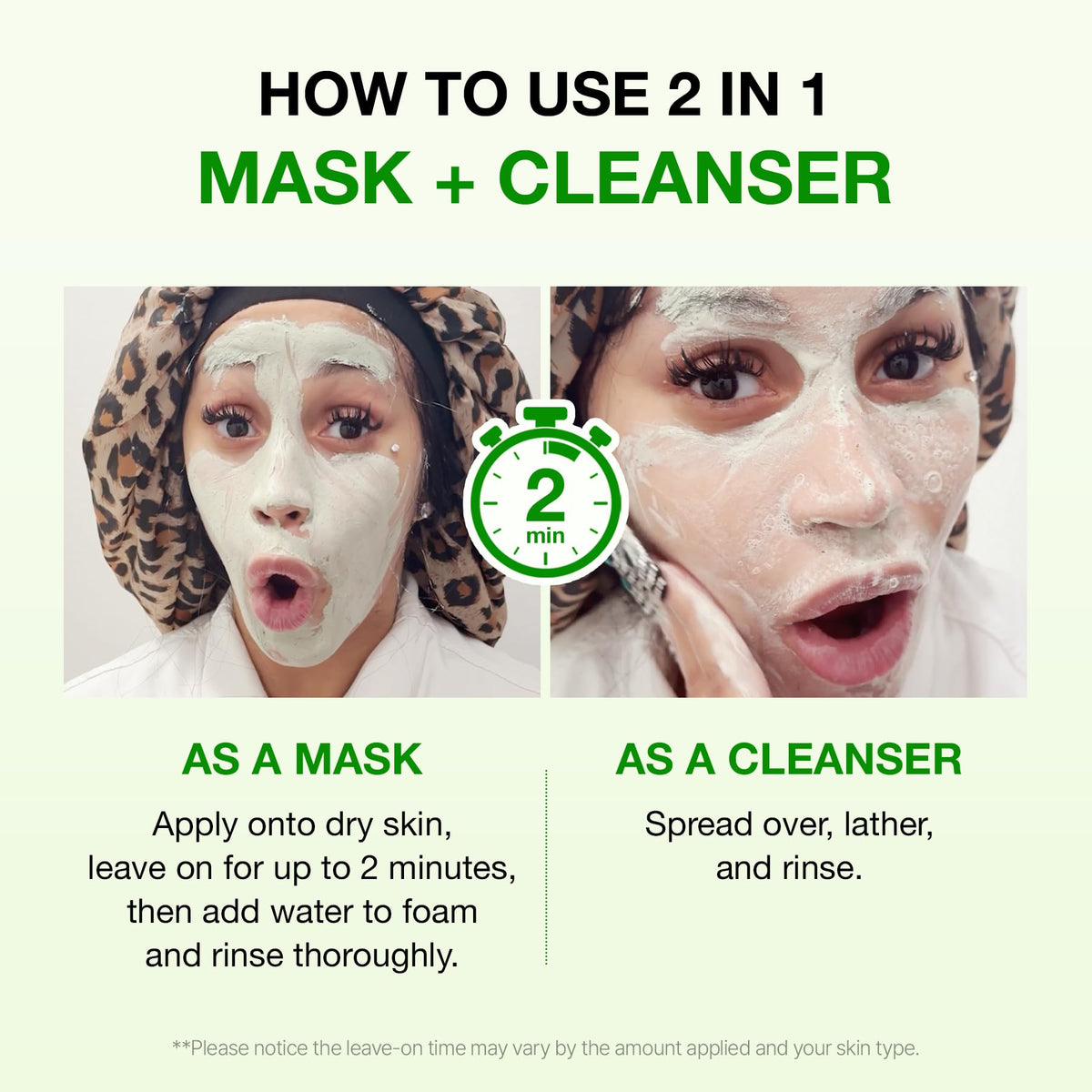 FULLY Green Tomato Pore Clay Mask Cleanser for Deep Cleansing, 4.05 fl oz FULLY