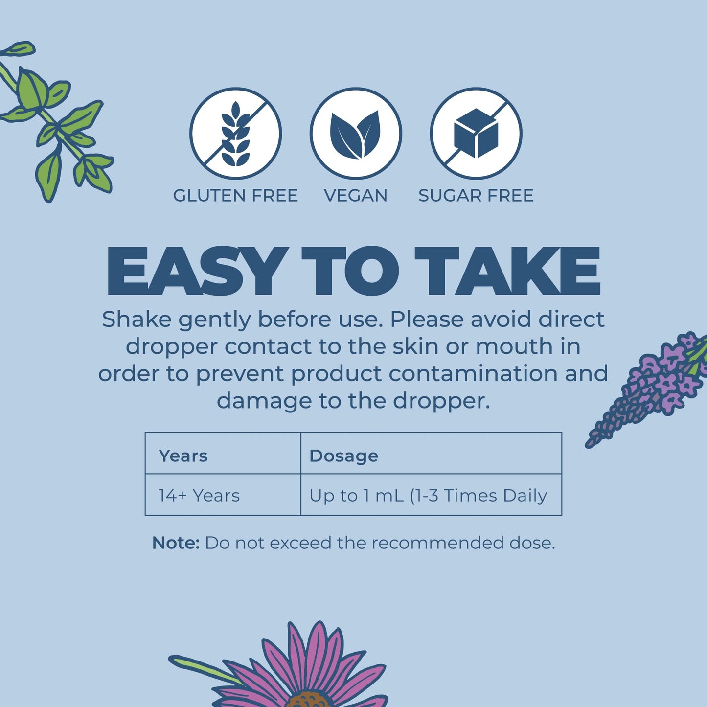 MARYRUTH'S Lymphatic Support Liquid Drops USDA Organic | Herbal Blend with Echinacea & Elderberry | Blue Vervain MARYRUTH'S