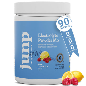 JUNP Electrolytes Powder No Sugar No Carbs – Berry Lemonade Keto Electrolyte Drink Mix - Potassium & Salt Hydration Powder Electrolytes - Zero Calorie Sugar Free Electrolyte Powder, 90 Servings JUNP buy australia supplements