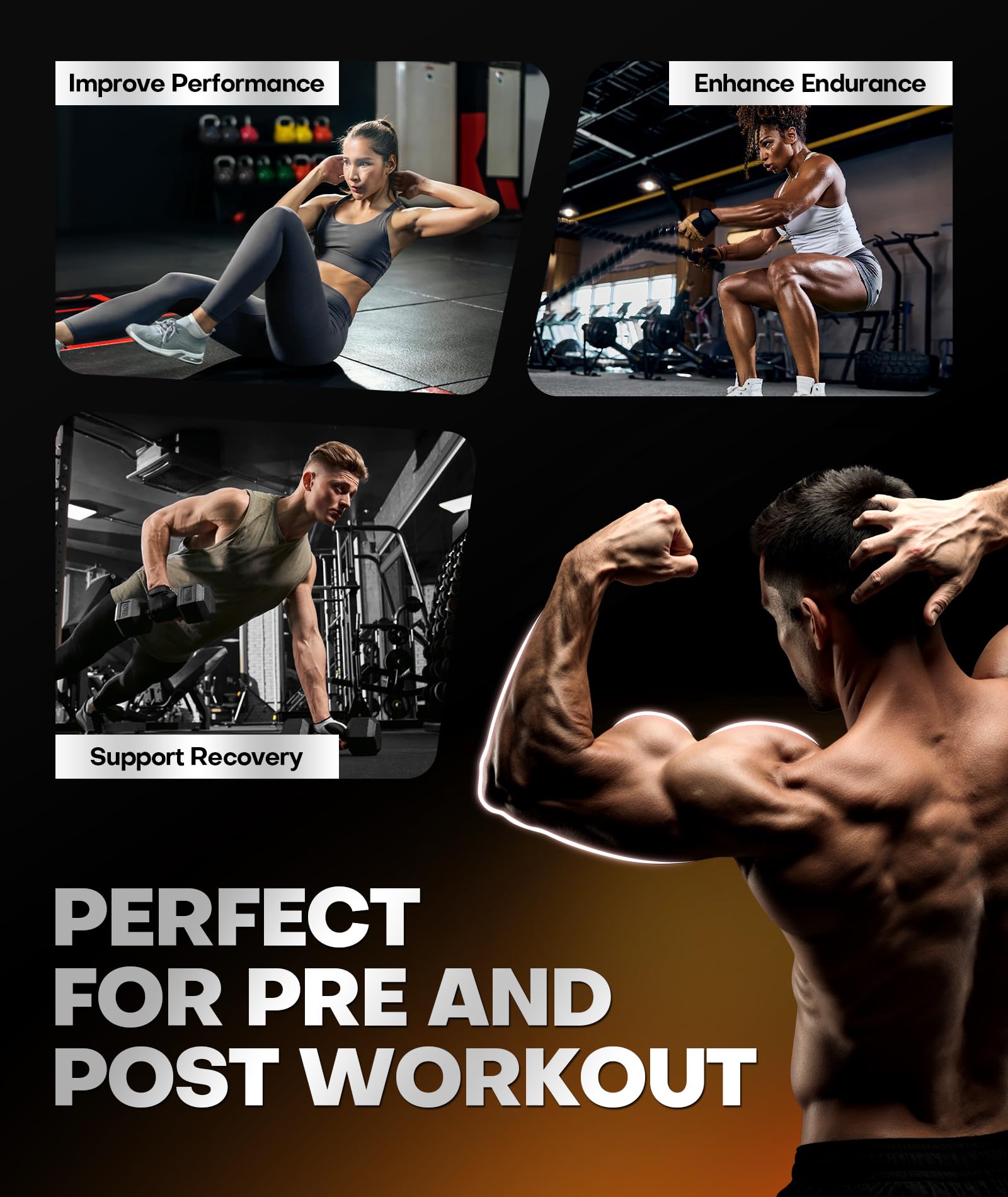 Instant Boost Creatine Monohydrate Gummies, Complex Formula with Real 5000mg Creatine, L-Taurine, B12, Mg & K, Pre-Workout Creatine for Women & Men to Support Energy DR.BIO buy australia supplements