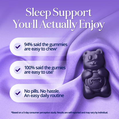 SugarBearPro Sleep Gummy 2 Month Supply, Extra Strength Melatonin 6mg, for Men & Women, Vegan Vitamin B6, L-Theanine, 5 HTP, Valerian, Sleep Aid for Adults & Teens, Certified Kosher