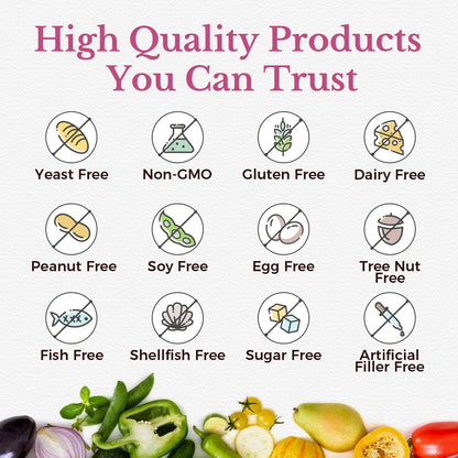 Vitalitown Probiotics for Women 120 Billion CFUs, 30 Strains, with Prebiotics & Digestive Enzymes & Cranberry, Gut & Vaginal Health, Vegan 30 Vitalitown