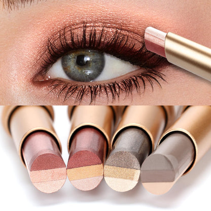 4Pcs Multi Color Eyeshadow Stick Set, 3 Color Gradient Shimmer Eye Shadow Re. Misoo