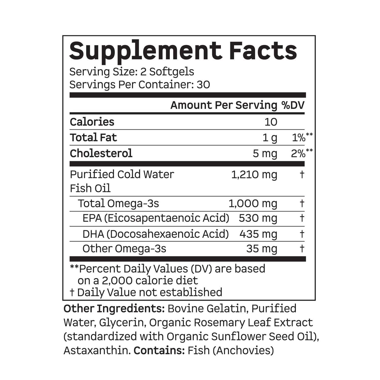 Kion Omega - Omega 3 Fatty Acid Supplements - DHA Supplements - Mini Fish Oil Softgels - Omega 3 DHA EPA Fish Oil Pills - Fish Oil 1,000 mg - 30 Servings Kion buy australia supplements