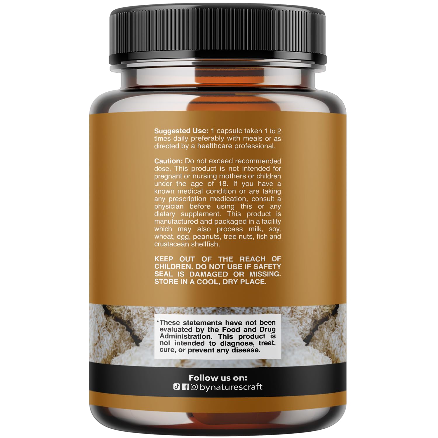 Advanced Lion's Mane Mushroom Supplement - Lions Mane Supplement Capsules with Reishi Chaga Maitake & Shiitake for Brain Health Memory Support & Focus - Nootropic for Mental Clarity - 120 Count Natures Craft buy australia supplements