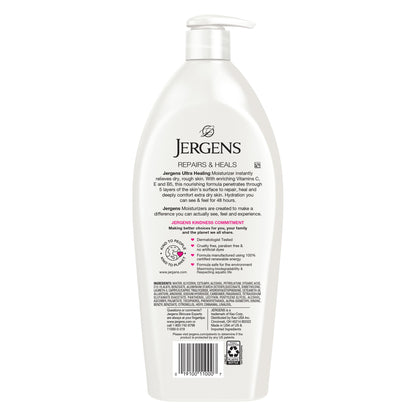 Jergens Ultra Healing Body Lotion, Moisturizer for Dry Skin, 32 fl oz Jergens