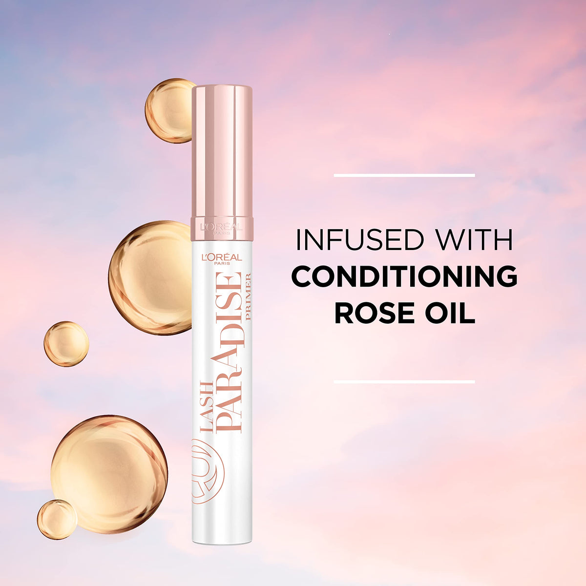 L'Oreal Paris Cosmetics Voluminous Lash Paradise Mascara Primer Base, Soft White, 0.27 Fluid Ounce, Packaging May Vary L'Oreal Paris