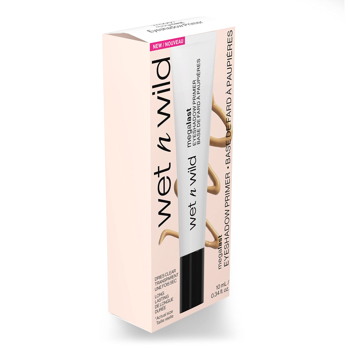 wet n wild Megalast Eyeshadow Primer, lightweight formula, inflused with Vitamin E wet n wild