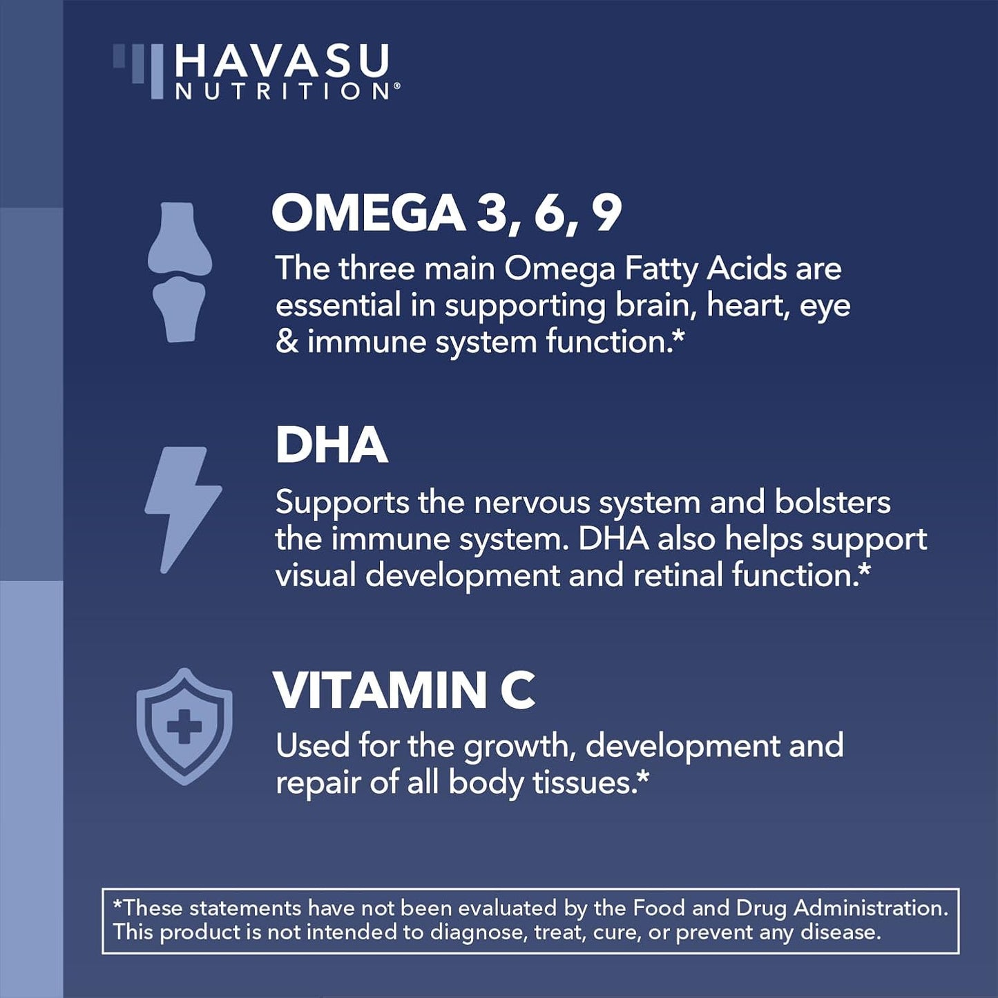 Omega 3 6 9 Gummies with DHA, Plant-Based Omega 3 Gummies for Adults, 60ct | Omega 3 6 9 + DHA Gummies, Fish Oil Alternative for Adults with DHA from Algae, Lemon and Orange Flavors, 20 Servings Gsupps Australia