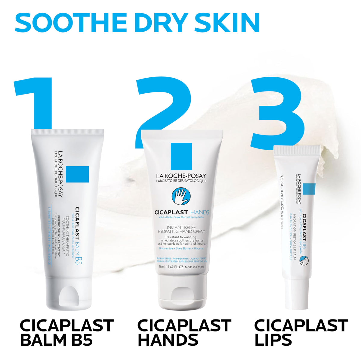 La Roche-Posay Cicaplast Lip Balm B5, Hydrating Lip Treatment, Shea Butter La Roche-Posay