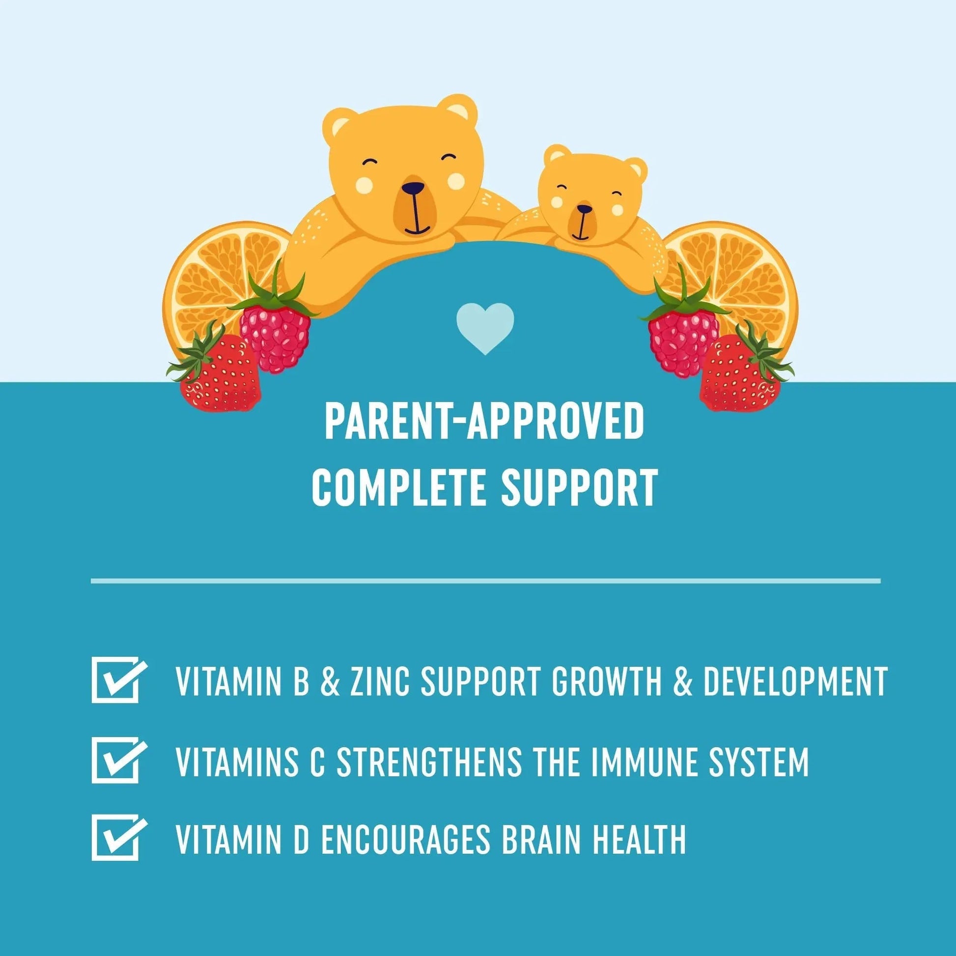 Kids Multivitamin Gummies | Vitamins A, B, C, D & Zinc for Immunity, Growth & Development | Daily Multivitamins for Children Ages 2+ | MAV NUTRITION buy australia supplements