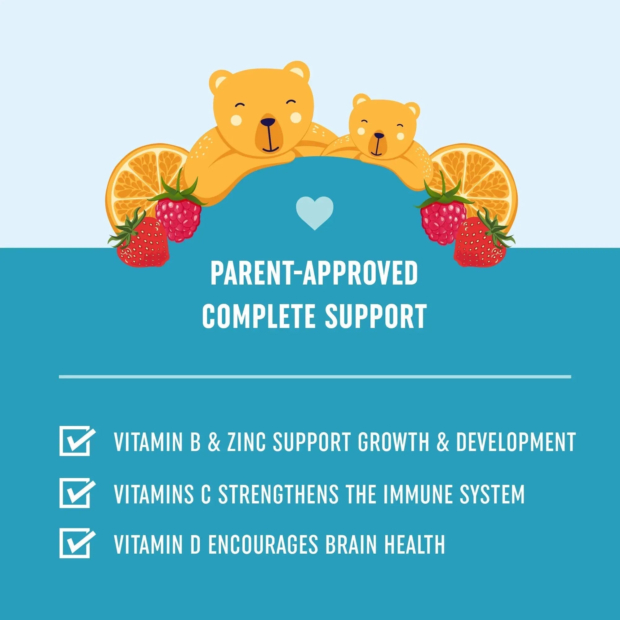Kids Multivitamin Gummies | Vitamins A, B, C, D & Zinc for Immunity, Growth & Development | Daily Multivitamins for Children Ages 2+ | MAV NUTRITION buy australia supplements
