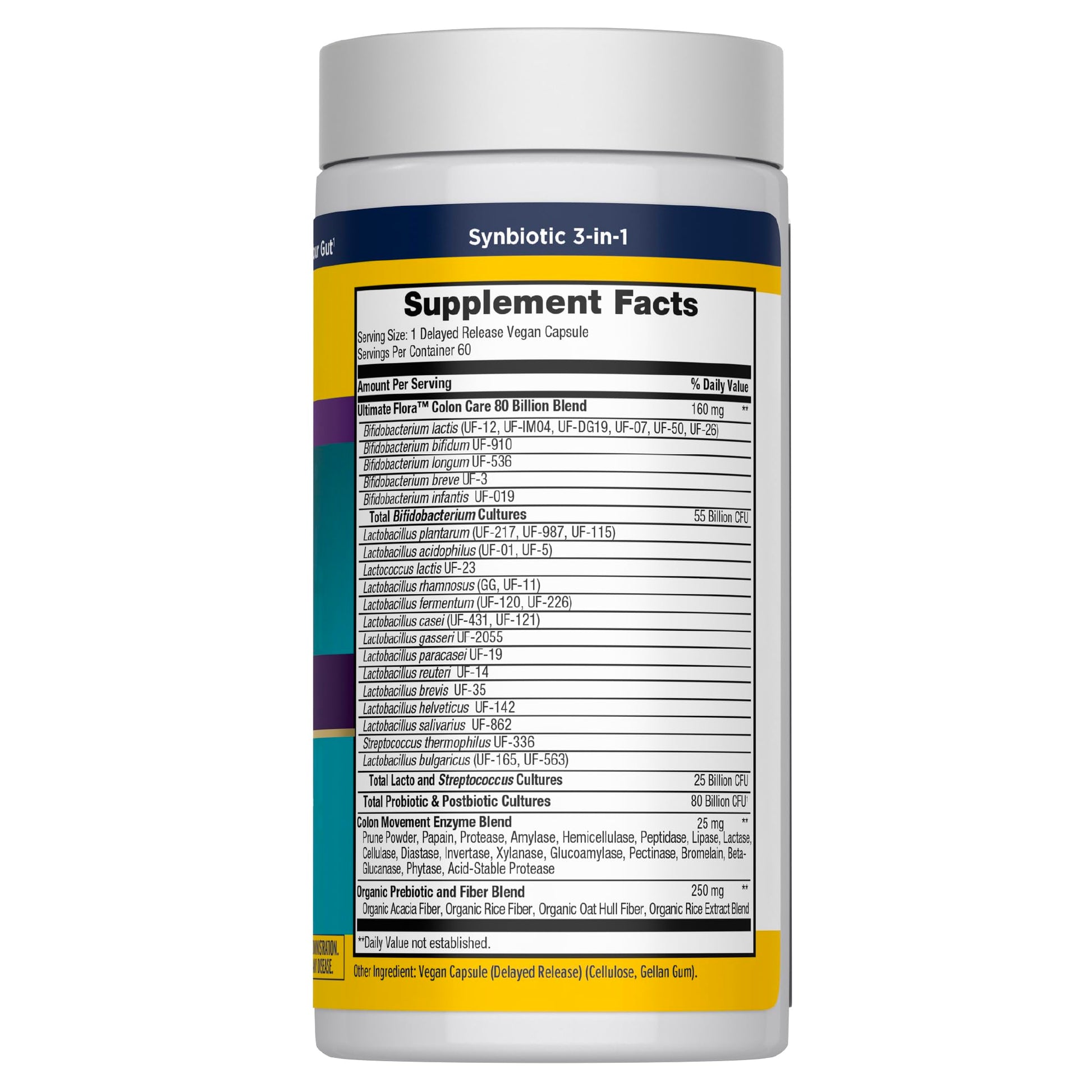 Renew Life Extra Care Digestive Probiotic Capsules, 50 Billion CFU Guaranteed, Daily Supplement Supports Immune, Digestive, Respiratory Health(1), L. Rhamnosus GG, Dairy, Soy and Gluten-Free, 90 Count | 90 Vegetarian Capsules | Supports Digestive, Immune Gsupps Australia