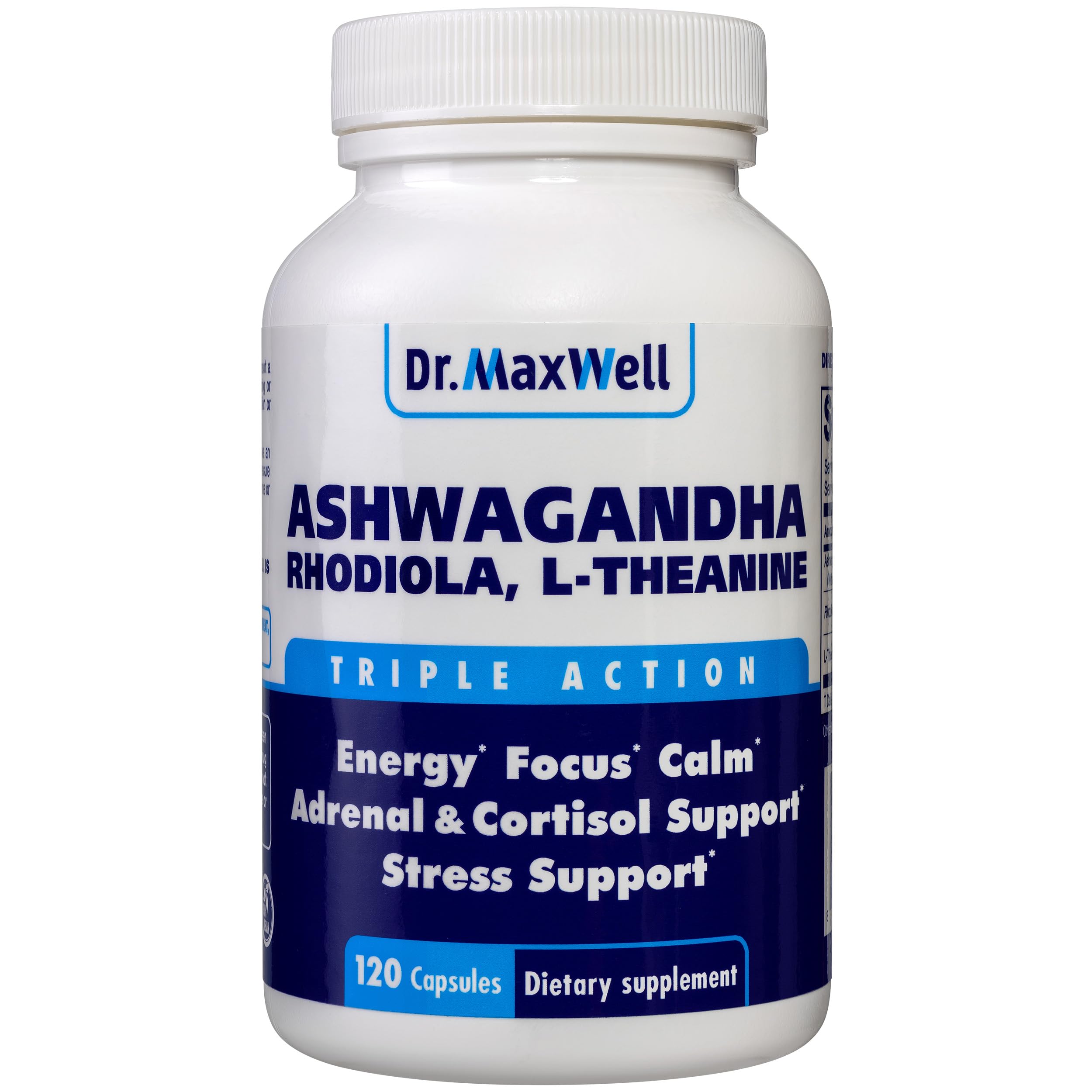 Dr. Maxwell Cortisol Manager Supplement, Supports Relaxation, Mood & Sleep in Times of Occasional Stress, Ashwagandha Rhodiola Adaptogens, Helps Maintain Normal Cortisol Levels, 120 Capsules Dr. Maxwell buy australia supplements