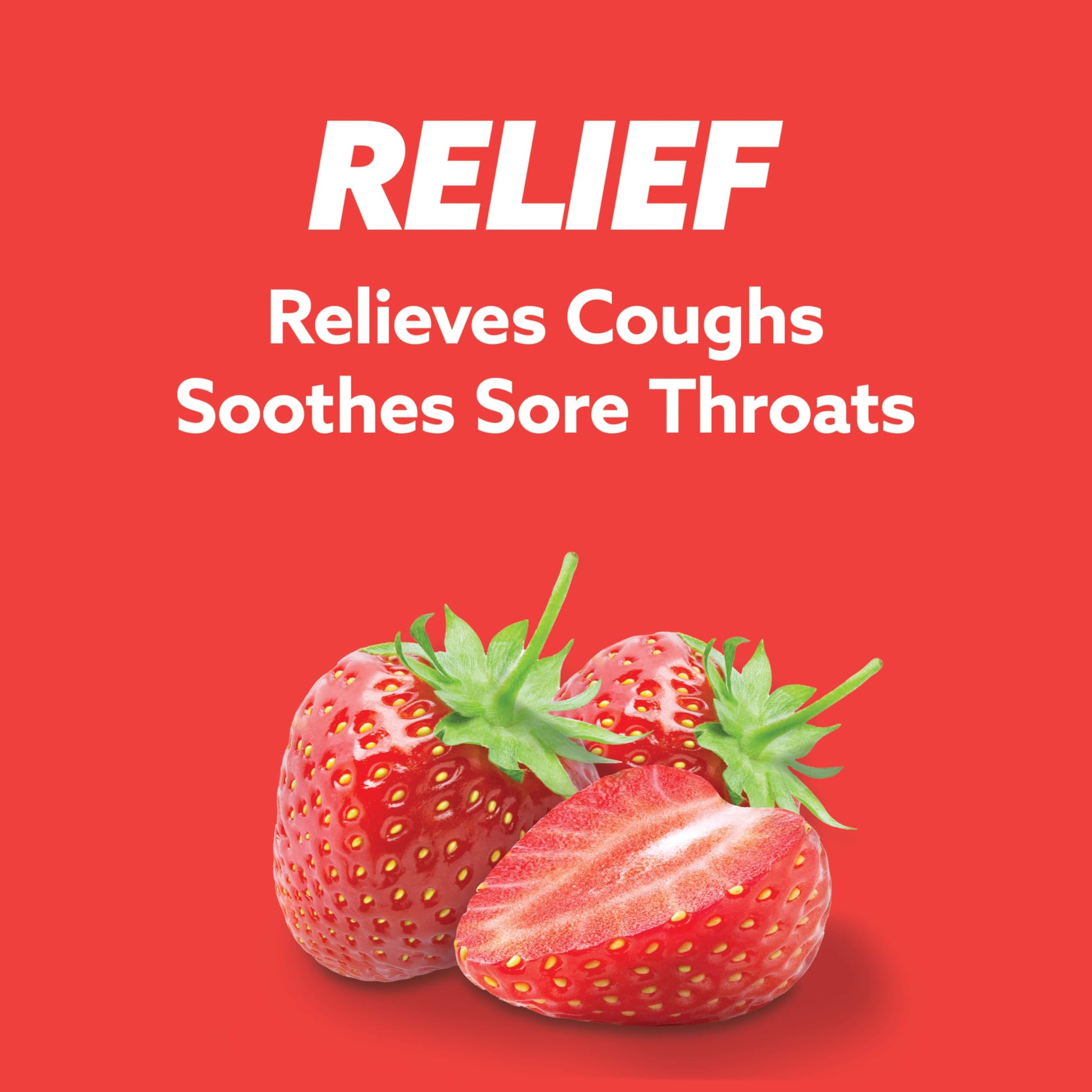 HALLS Throat Relief Strawberry Cough Drops, Value Pack, 80 Drops HALLS buy australia supplements