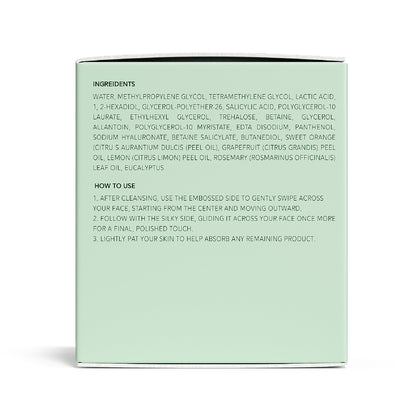 QUIA Toner Pads – AHA/BHA Dual-Action Exfoliate and Hydrate All in One – Soothing Formula for Sensitive Skin – Reduces Blackheads and Blemishes QUIA Beauty