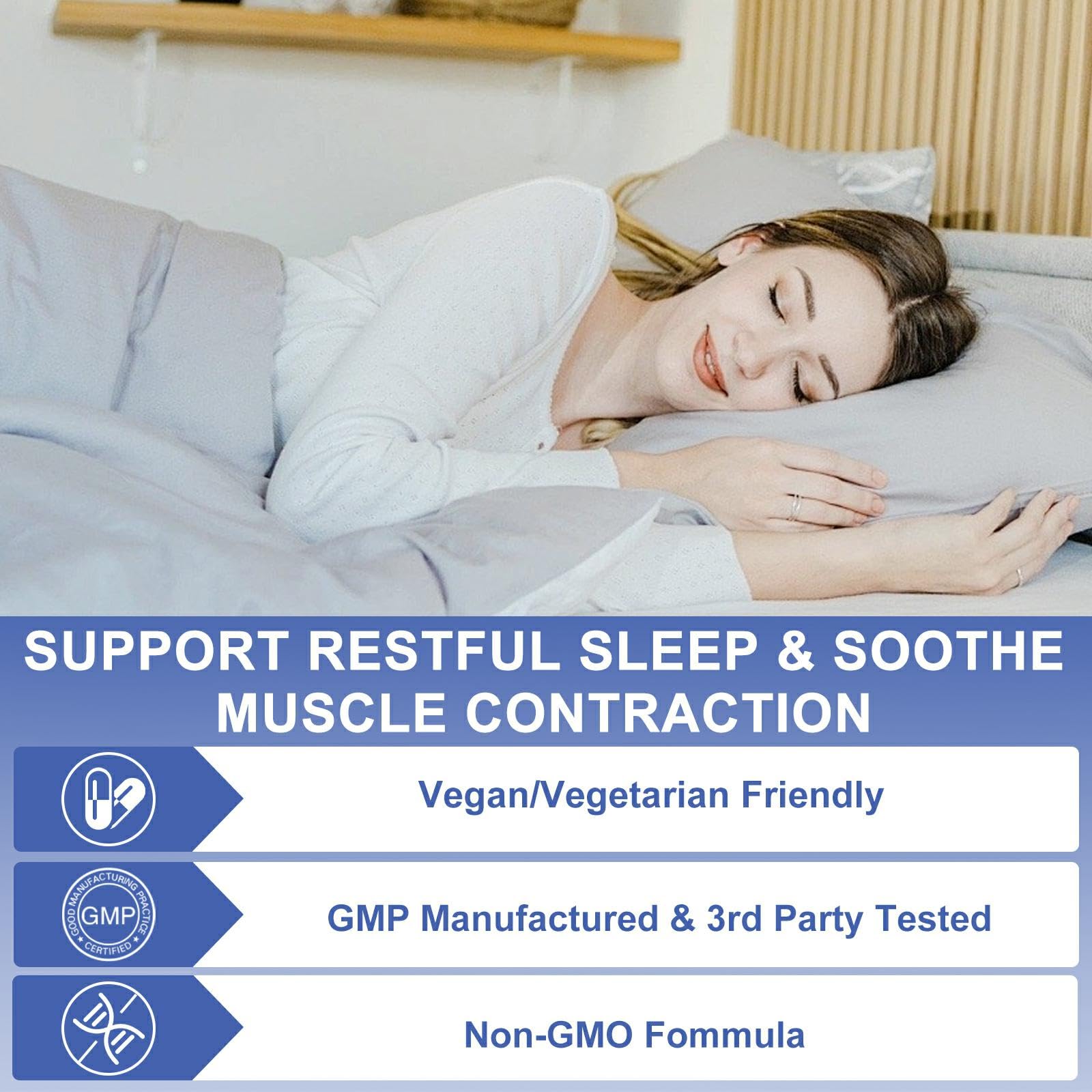 OMOGS High Absorption Magnesium Glycinate, for Supporting Sleep, Muscle Relaxation, Heart Health & Bone Health, Gluten Free, Non-GMO, 90 Vegetarian Capsules OMOGS buy australia supplements