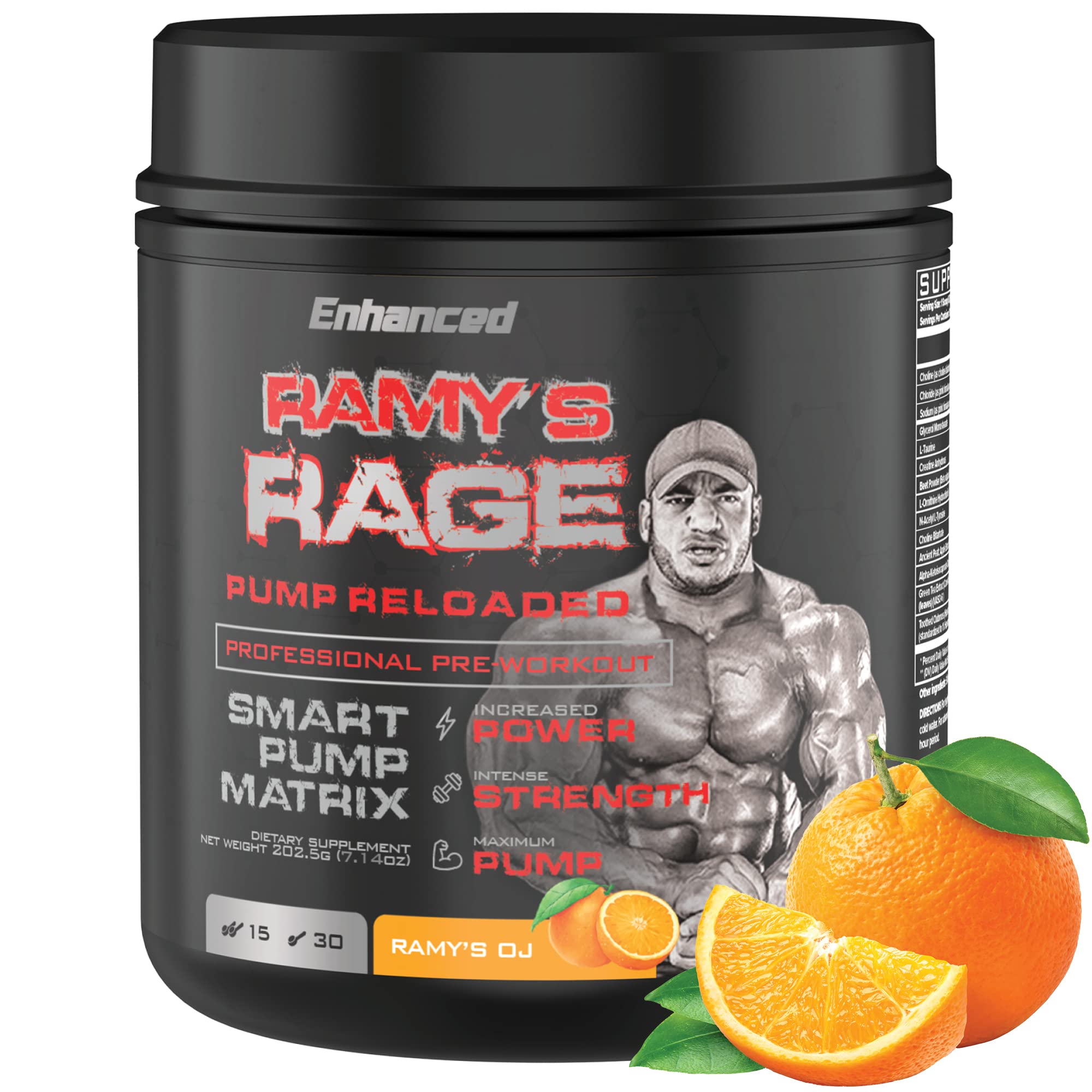 Enhanced Labs - Mr. Olympia 2020 Big Ramy’s Rage Pump - Stimulant Free Pre Workout Enhanced buy australia supplements