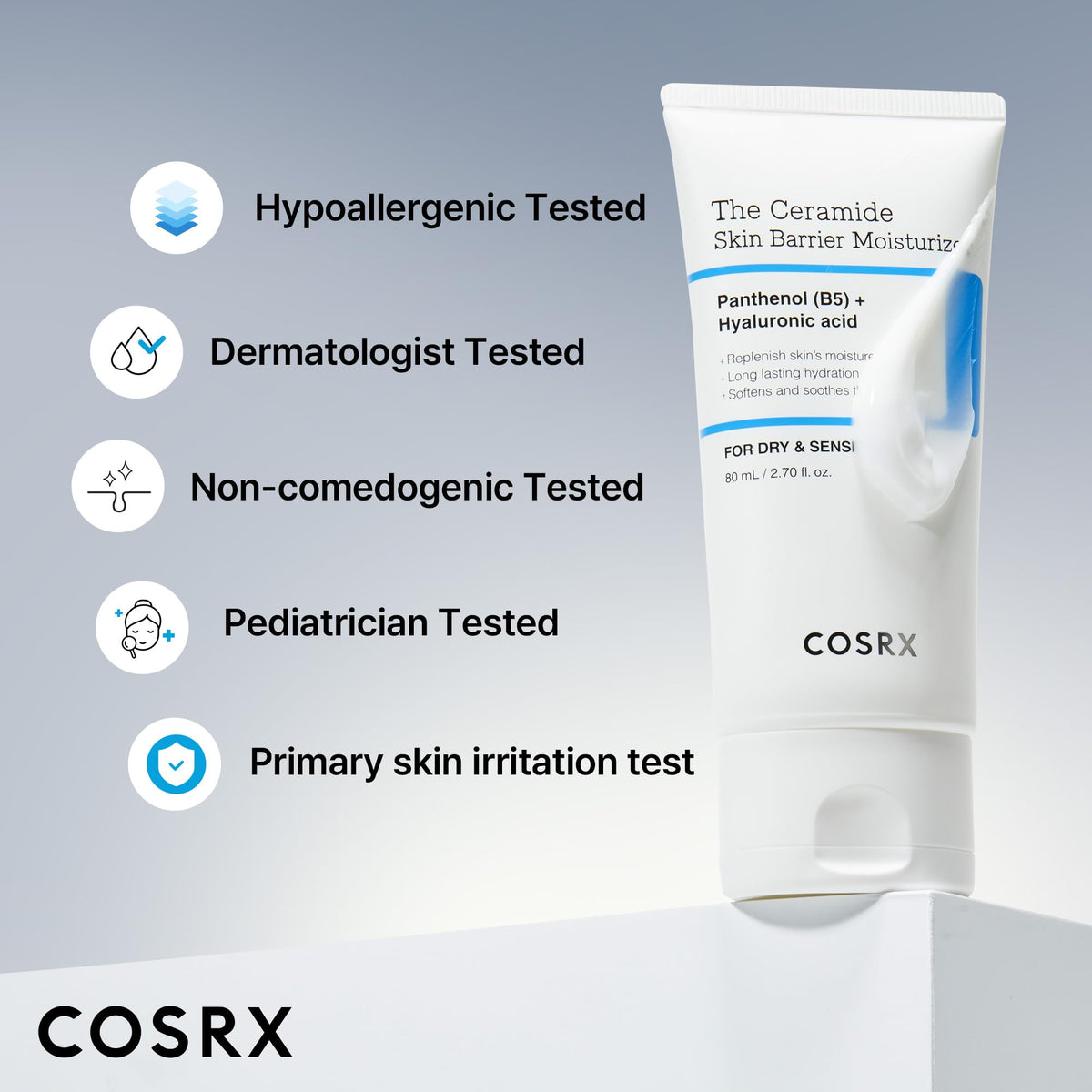 COSRX 7X Ceramide Moisturizer for Face, Barrier Repair Face Cream, 2.7oz COSRX