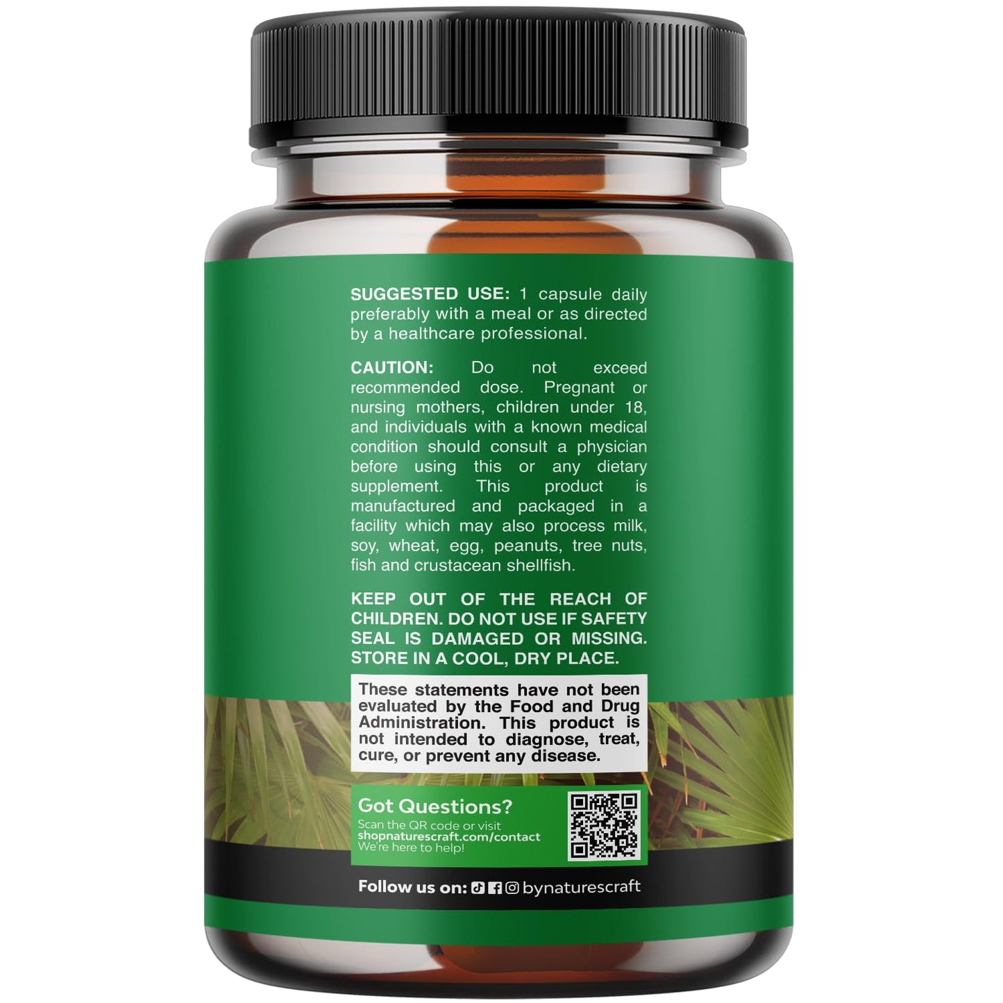 Extra Strength Saw Palmetto Extract - Advanced Herbal Complex for Hair Health and Urinary Support with Plant Sterols & Flavonoids - Potent Herbal Supplement with 500mg per Serving - 100 Count Gsupps Australia