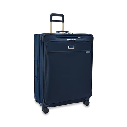 Briggs & Riley Essential 22" Carry On Expandable Spinner - Luggage for Travel, Suitcases with Wheels, Softside Rolling Bag for Men & Women, Self-Repairing Zipper - Baseline Collection, Black Gsupps Australia
