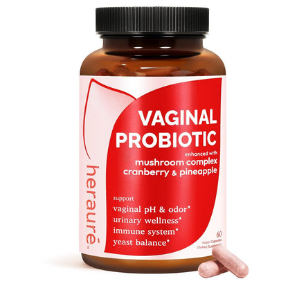 HerAure Vaginal Probiotics for Women - pH Balance, Healthy Vaginal Odor, Vaginal Flora, Yeast Balance, Women Probiotics and Prebiotics, Immune Support HerAuré