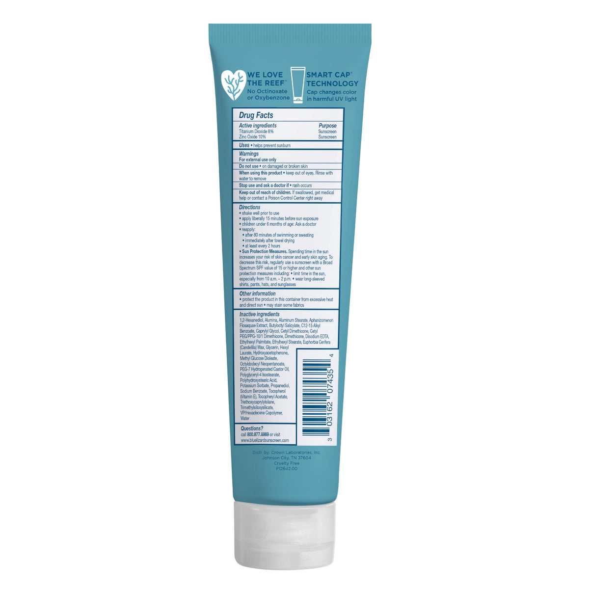 Blue Lizard Kids Mineral SPF 50 Sunscreen Lotion, 100% Mineral, Children’s Sunscreen, Water-Resistant Formula, Paraben-Free, Fragrance-Free, 5 fl oz BLUE LIZARD