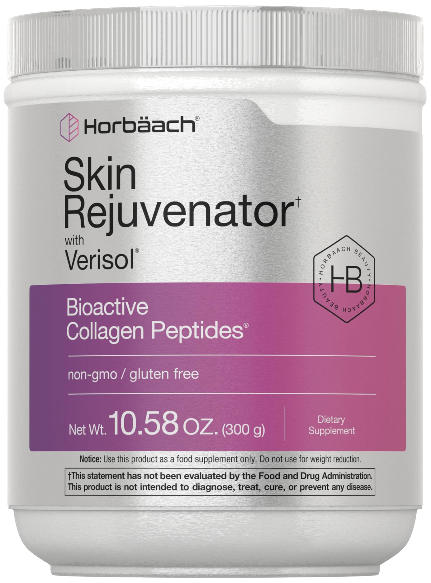 Horbäach Skin Rejuvenator with Verisol 10.58 oz | Bioactive Collagen Peptide Powder | Types I and III | Non GMO, Gluten Free Supplement Horbäach buy australia supplements
