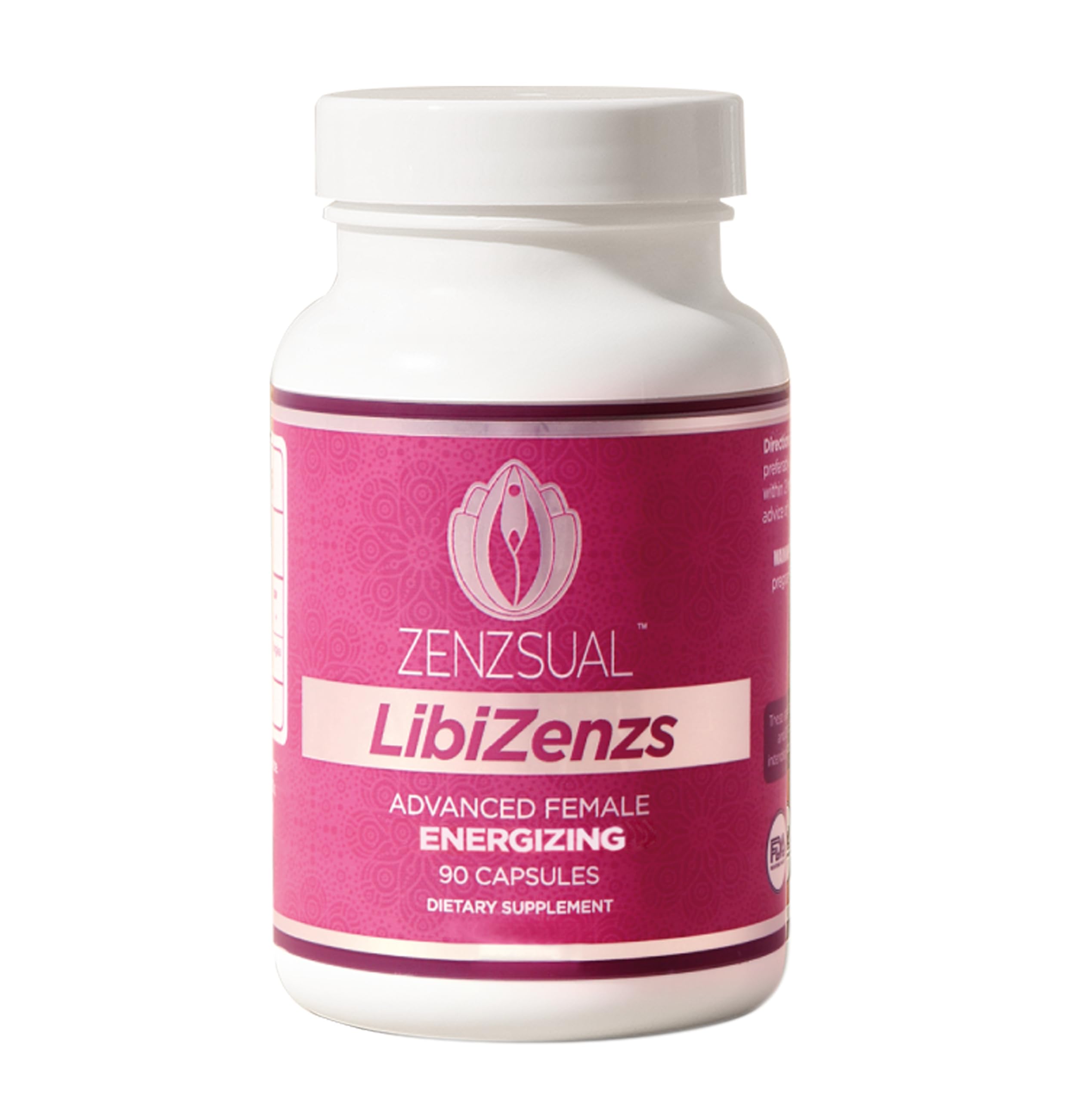 ZENZSUAL Libizenzs – Plant-Based Energy Support Supplement for Women – Caffeine-Free with Maca Root, Ashwagandha & Ginseng – Supports Daily Stamina, Focus & Well-Being – 90 Vegan Capsules ZENZSUAL buy australia supplements