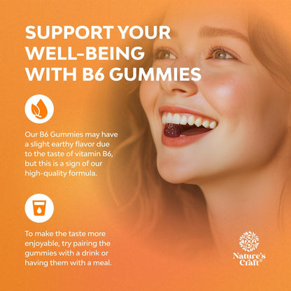 Potent Vitamin B6 Gummies for Adults - Potent Vitamin B Complex Supplements for Men & Women for Nervous System Support Mood & Immune System - Vegan Pyridoxine Chews for Energy & Metabolism - 30 Count Gsupps Australia