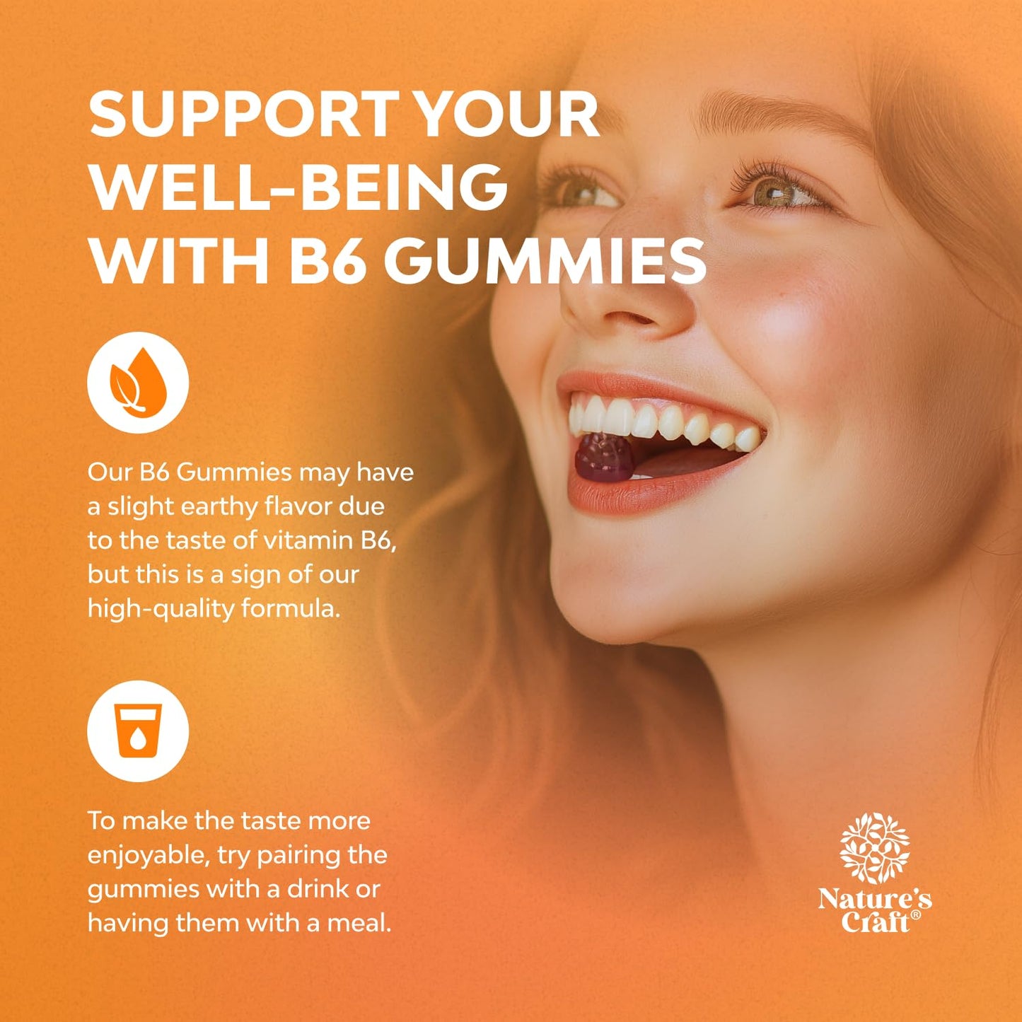 Potent Vitamin B6 Gummies for Adults - Potent Vitamin B Complex Supplements for Men & Women for Nervous System Support Mood & Immune System - Vegan Pyridoxine Chews for Energy & Metabolism - 30 Count Gsupps Australia