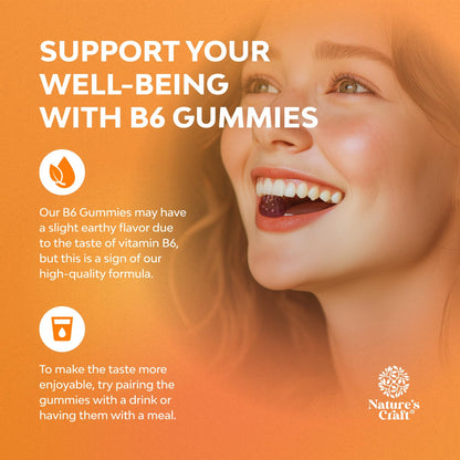 Potent Vitamin B6 Gummies for Adults - Potent Vitamin B Complex Supplements for Men & Women for Nervous System Support Mood & Immune System - Vegan Pyridoxine Chews for Energy & Metabolism - 30 Count Gsupps Australia