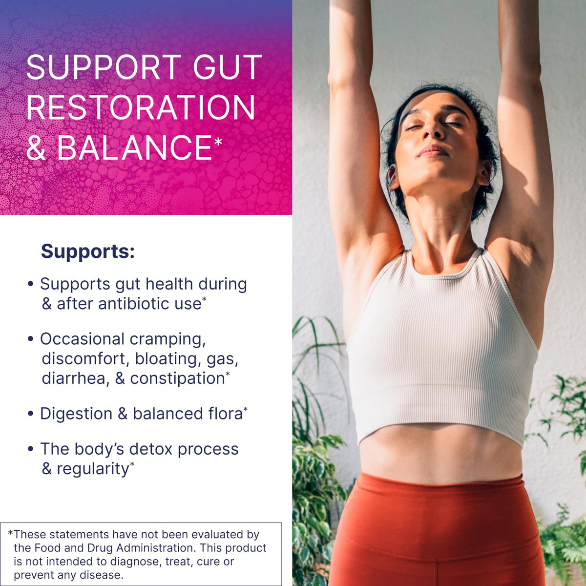 Microbiome Labs Restorflora Probiotics for Digestive Health - Gut Health Supplements with Dual Action Probiotics for Women & Men Microbiome Labs