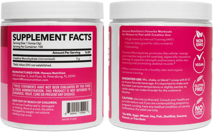 Creatine for Women, Unflavored, 300gm, 3g, Energy & Lean Muscle Support | Micronized Creatine Monohydrate Per Serving, Mental Clarity Support, Post Workout Recovery, Non-GMO, 100 Servings, Vegan Gsupps Australia