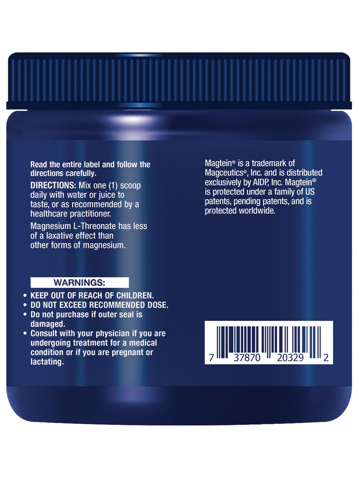 Life Extension Neuro-Mag Magnesium L-Threonate Powder (Tropical Punch) - Ultra-Absorbable Magnesium - Supports Memory, Focus, Cognitive Function & Mood - Life Extension
