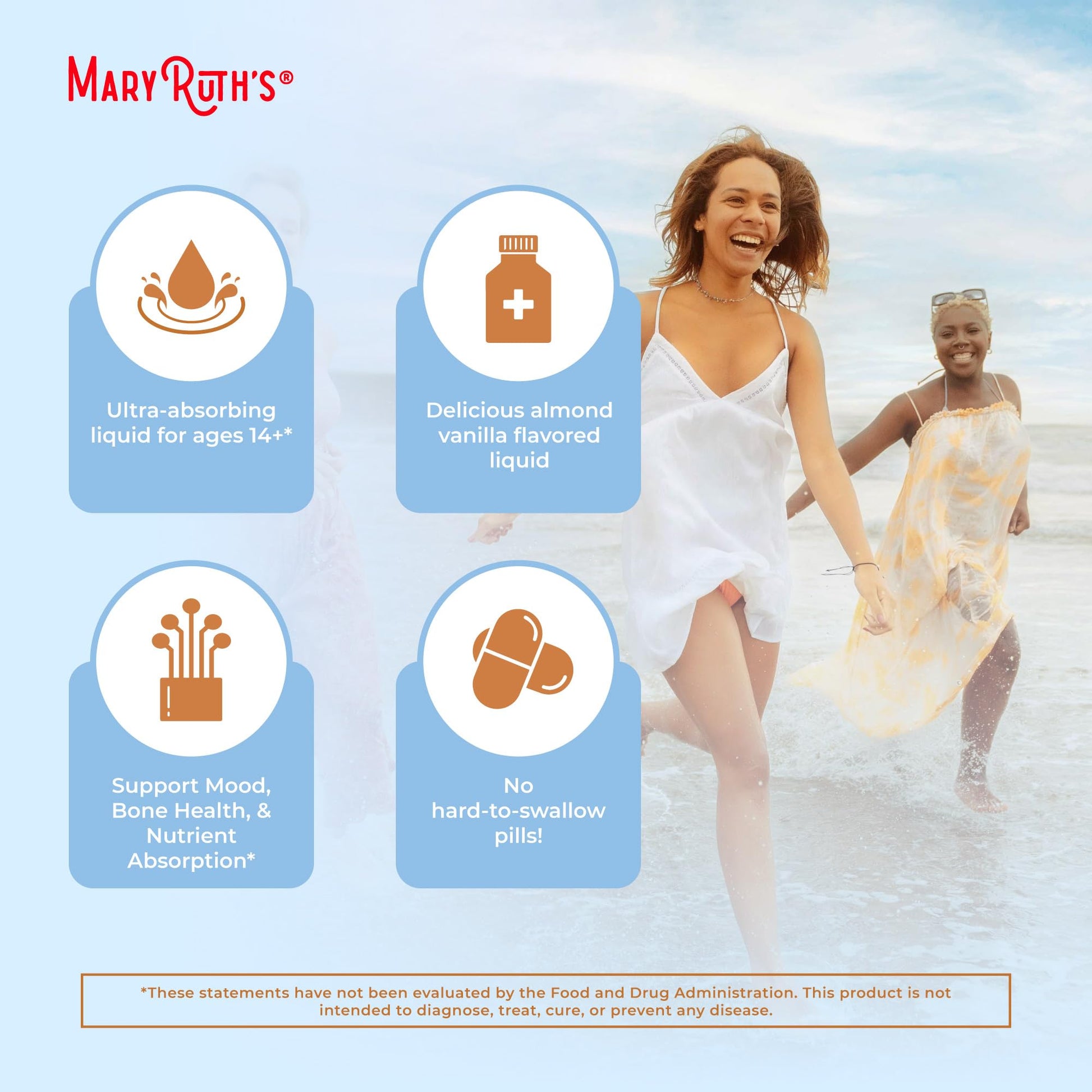 MaryRuth Organics Magnesium Liposomal| Magnesium Supplement | Magnesium Bisglycinate | Muscle & Bone Support | Mood Support Vitamin | Vegan | Non-GMO | Gluten Free | 15.22 Fl Oz | 30 Servings MARYRUTH'S buy australia supplements
