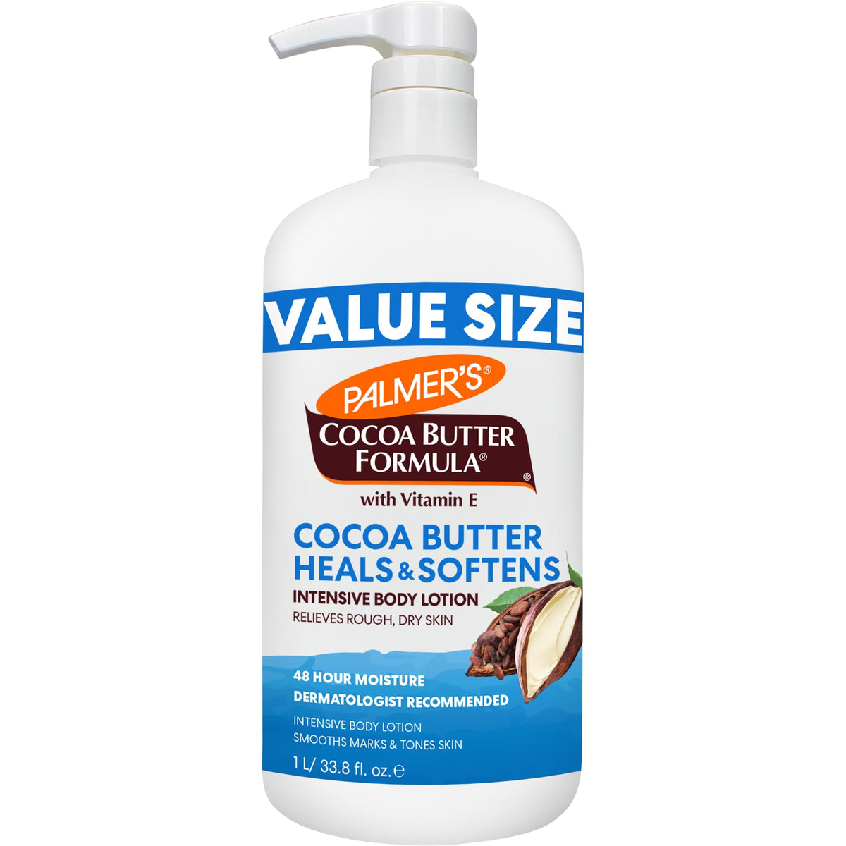Palmer's Cocoa Butter Body Lotion Formula, Daily Skin Therapy (33.8 Fl Oz) Palmer's