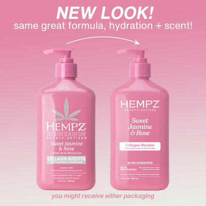 Hempz Sweet Jasmine & Rose Moisturizing Body Lotion - 17 Fl Oz Hempz