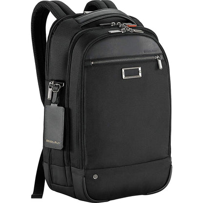 Briggs & Riley Medium Cargo Backpack for Women & Men - Laptop Backpack, For Work & Travel, Lightweight & Durable, Padded Straps, Fits up to 15" Laptop - @work Collection, Black Gsupps Australia