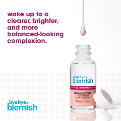 Bye Bye Blemish Acne Drying Lotion, Reduce Pimples Overnight 1oz, 1-Pack Bye Bye Blemish