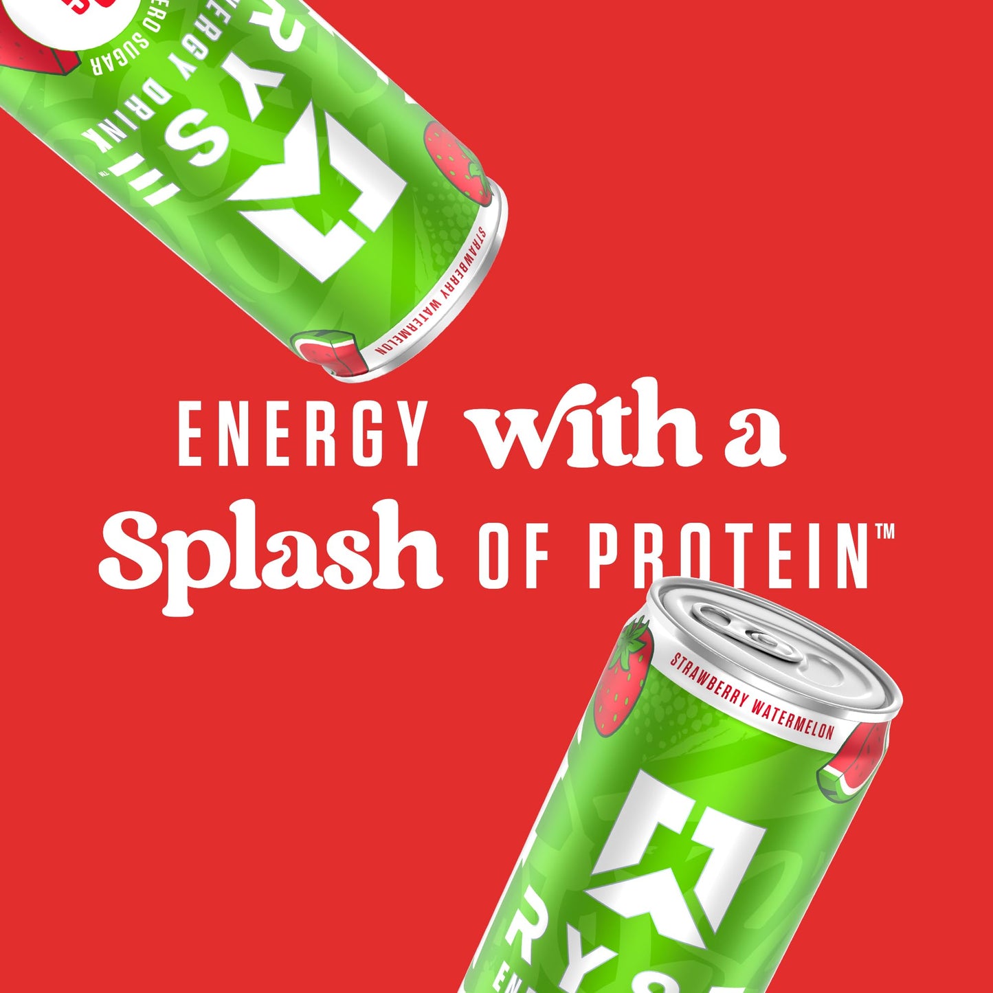 RYSE Functional Energy Drink - 5 Flavors Variety Pack - 150mg Natural Caffeine, 8g Whey Protein & 1g Prebiotics - Sugar Free, Gut-Friendly, Bloat-Free - 12 fl oz Cans (12-Pack)