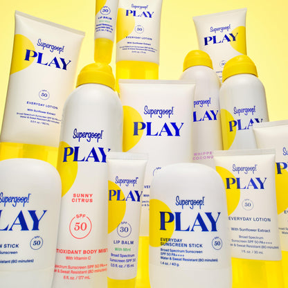 Supergoop! PLAY Body Mist Sunscreen SPF 50 PA++++, Sunny Citrus, 6oz Supergoop!