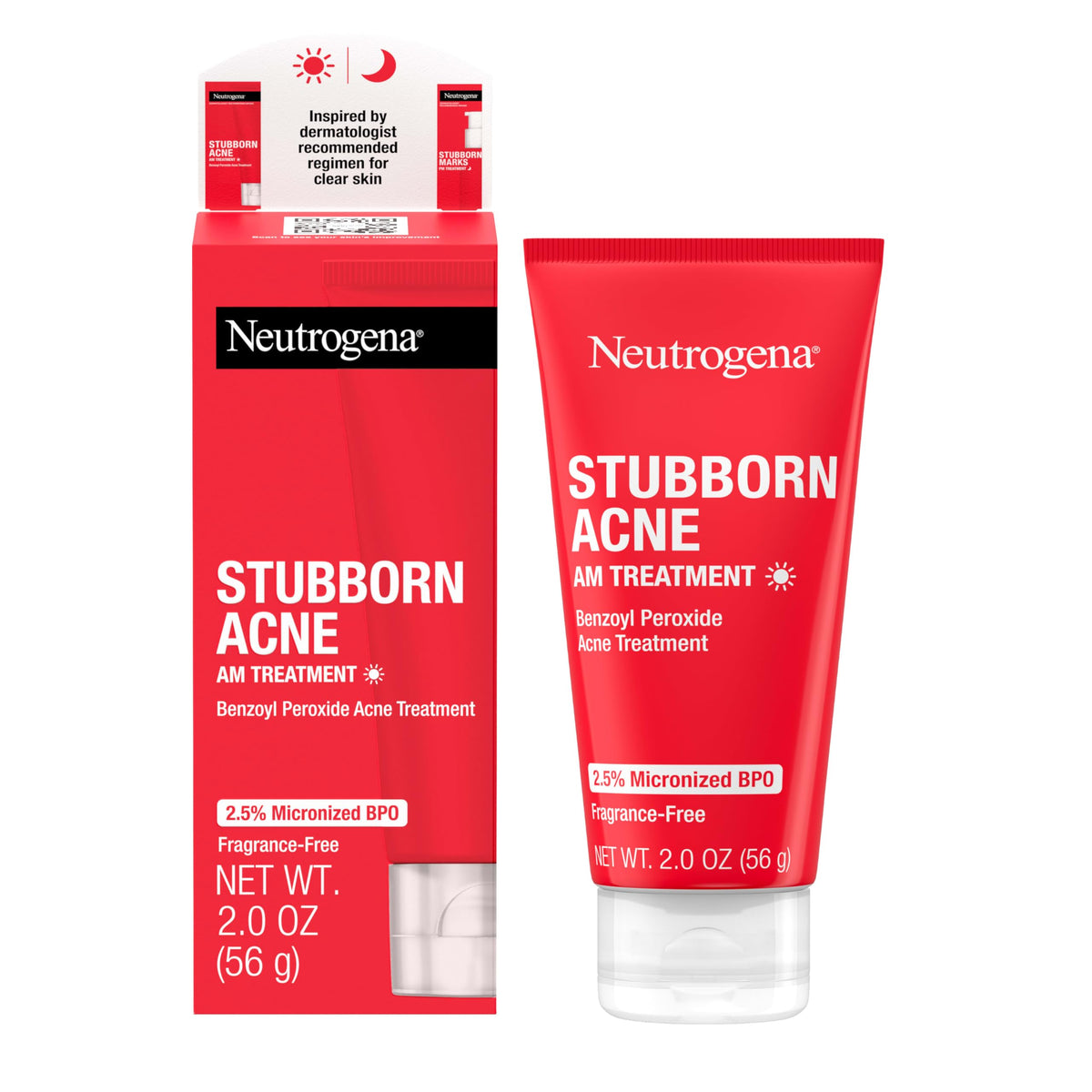 Neutrogena Stubborn Acne AM Face Treatment, 2.0 oz Neutrogena
