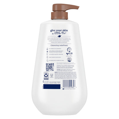 Dove Body Wash Restore Coconut & Cocoa Butter 30.6 oz Pump, Sulfate Free Dove