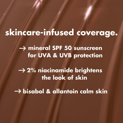 e.l.f. Halo Glow Skin Tint SPF 50, Hydrating & Tinted, 4 Light Neutral e.l.f.