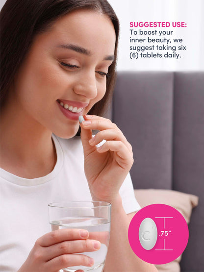 NeoCell Collagen Peptides Pills | 270 Caplets | with Vitamin C and Biotin | Grass Fed Bovine | Hair, Skin, & Nails | for Women and Men NeoCell