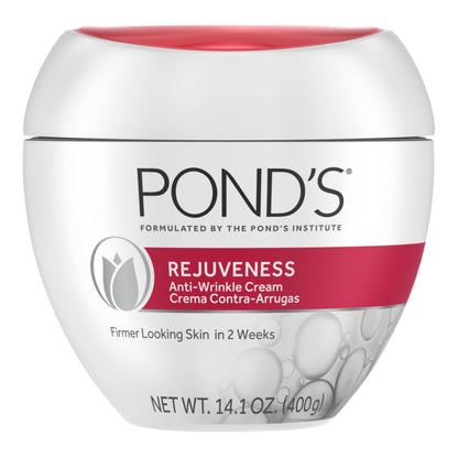 POND’S Rejuveness Face Cream – Anti-Aging Face Moisturizer with AHA’s, Vitamin E & Collagen – Daily Wrinkle Cream for Women POND'S