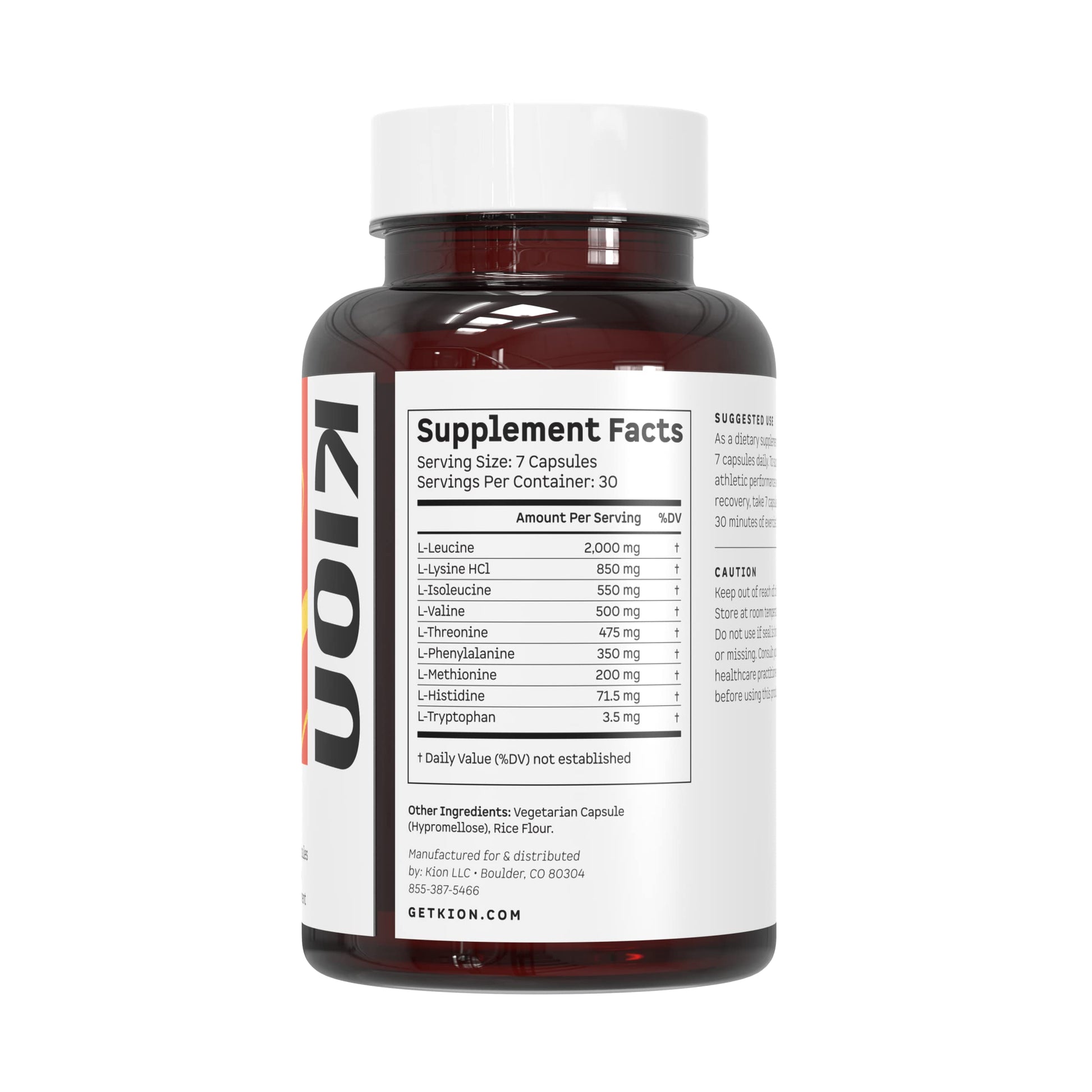 Kion Aminos Essential Amino Acids Capsules | The Building Blocks for Muscle Recovery, Reduced Cravings, Better Cognition, Immunity, and More | 30 Servings Kion buy australia supplements