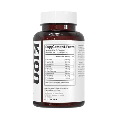Kion Aminos Essential Amino Acids Capsules | The Building Blocks for Muscle Recovery, Reduced Cravings, Better Cognition, Immunity, and More | 30 Servings Kion