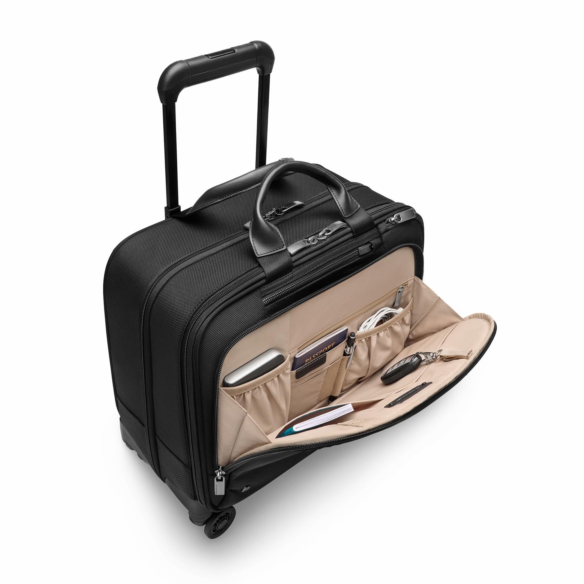 Briggs & Riley Medium Cargo Backpack for Women & Men - Laptop Backpack, For Work & Travel, Lightweight & Durable, Padded Straps, Fits up to 15" Laptop - @work Collection, Black Gsupps Australia